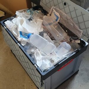 stocker dechets plastiques veterinaire